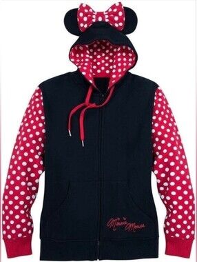 Official Disney Parks Authentic Minnie Mouse Costume Full-Zip Hoodie with Ears